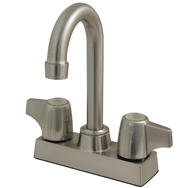 4" Centerset Bar Faucet, Brushed Nickel